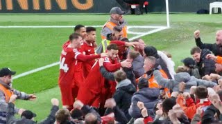 ANFIELD GOES MENTAL FOR MAC ALLISTER THUNDERBOLT  Liverpool 31 Sheffield United [upl. by Nylesoj]