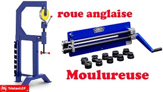 essai roue anglaise et Moulureuse [upl. by Nolham]