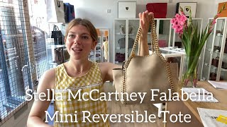 Stella McCartney Falabella Mini Reversible Tote Bag Review [upl. by Aidne]