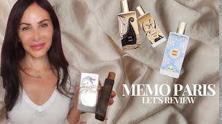 MEMO PARIS FRAGRANCES IN MY COLLECTION REVIEWED 💕 [upl. by Ayidah485]