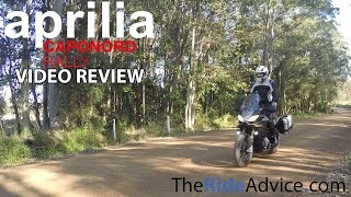 2015 Aprilia Caponord Rally Review [upl. by Aihsemot]