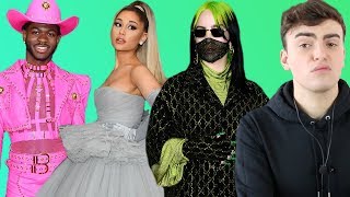 GRAMMYS 2020 FASHION ROAST arianas gray nightmare and lil nas x saved fashion [upl. by Dachia]