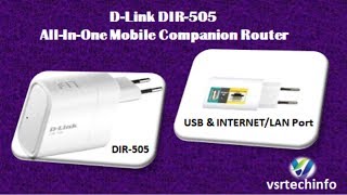 DLink DIR505  Wireless Repeater  Wireless Router  Wireless HotSpot  Dlink Mobile Companion [upl. by Bidget244]