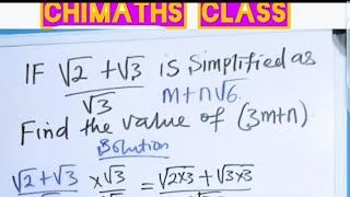 TWO IN ONE🙄 SURDS  NUMBER SYSTEMRATIONALIZATION and CONVERSIONS👌 chimaths fyp maths [upl. by Valleau909]