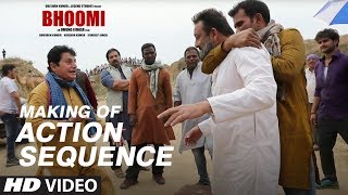 Making of Bhoomi Action Sequence  Sanjay Dutt Aditi Rao Hydari [upl. by Helaine]