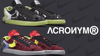 ACRONYM x Nike Blazer Low Collab 2022  HOW TO COP  Release Info amp Resell Predictions [upl. by Yebot]