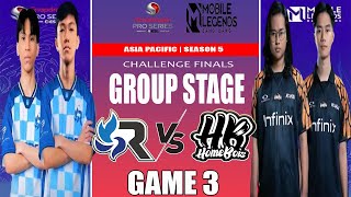 HOMEBOIS HB VS RSG PH  GAME 3 AP SPS MOBILE CHALLENGE FINALS GROUP STAGE  ENGLISH [upl. by Garmaise]