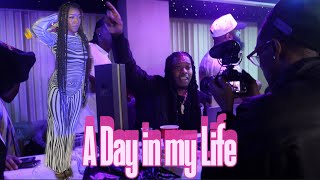 DAY IN MY LIFE Capella Grey Listening Party  VIBE RESPONSIBLY VOL1 VLOG [upl. by Mcmahon]