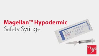 Cardinal Health Magellan™ Hypodermic Safety Syringes [upl. by Yaras]