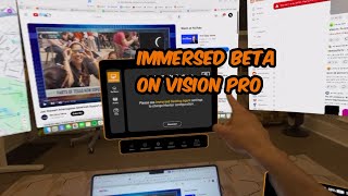 Testing Immersed Beta on Vision Pro [upl. by Anawaj277]