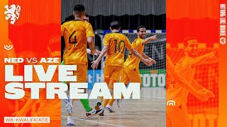 🎥 Live Futsal  Nederland 🇳🇱  Azerbeidzjan 🇦🇿  Eliteronde WKkwalificatie [upl. by Bechler274]