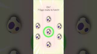 The Most unlucky Hatch in Pokémon Go shorts hatch eggs rare game unlucky gotcha ultragoo [upl. by Nosyrb]