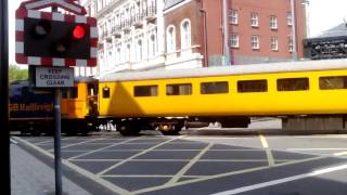 Canute Road Level Crossing 08062016 1 [upl. by Nelyt]