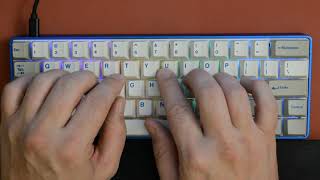 Mechanical keyboard typing ASMR 1 hour [upl. by Ailehpo]