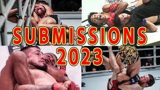 Top MMA Submissions 2023 part 3 [upl. by Sandor]