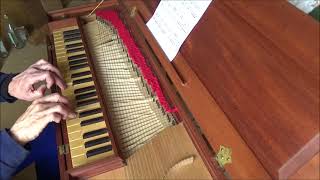 Zuckermann Clavichord quotKing of Swedenquot Kit 1980 ca [upl. by Ajak]