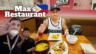 Maxs Restaurant  Fried Chicken Goodness 4K 🇵🇭 [upl. by Gorlicki]