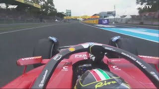 Charles Leclercs Post Race Radio Celebrations  Italian GP 2024 [upl. by Yelrebmyk]