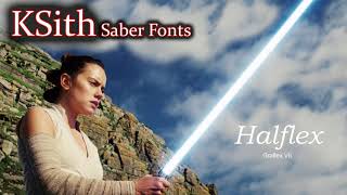 Halflex  Custom Saber Sound Font Graflex VIII [upl. by Nrubua]