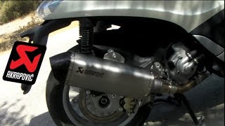 Akrapovic Piaggio Beverly 300 ie [upl. by Stoddart709]