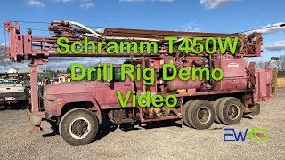 Schramm T450W Drill Rig Demo Video [upl. by Atisusej759]