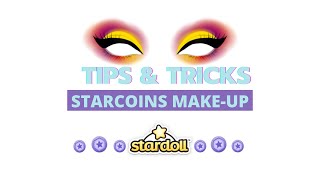 STARDOLL  Tips amp Tricks  STARCOINS makeup [upl. by Lamag]