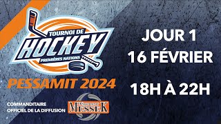 Tournoi de hockey des premières nations de Pessamit 2024  Vendredi 16 février [upl. by Biamonte]