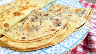 Crepes MUY FÁCIL🏅 Crepas con harina de trigo ¡Con esta receta te saldrán perfectas [upl. by Frasquito]