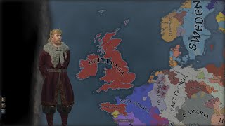 Crusader Kings 3 867 Wessex to Britannia timelapse [upl. by Ecnatsnok]