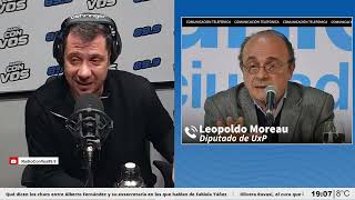 Leopoldo Moreau quotQuieren salvarle los 100 mil millones al gobierno pero no poner la caraquot  NDPM [upl. by Bren]