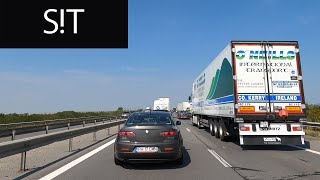 Bucuresti Pitesti Autostrada A1 In Trafic [upl. by Aynwad]