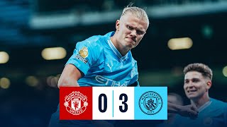 HIGHLIGHTS Manchester United 03 Manchester City  Haaland 2 and Foden Goals [upl. by Trebreh995]