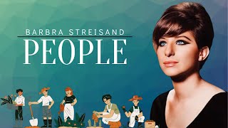 4K Enhanced Barbra Streisand  People Live 1965 [upl. by Laundes883]