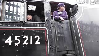 45212 at Haworth at 1257pm Sunday 21st January 2024 Please subscribe to this channel [upl. by Edas]