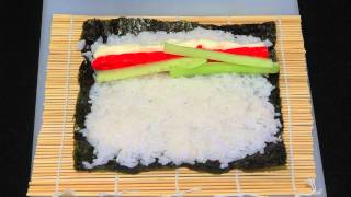 En 2 minutitos  Sushi de surimi  Sushi frutal [upl. by Atnim]