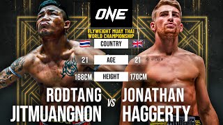 Rodtang Jitmuangnon vs Jonathan Haggerty I  Full Fight Replay [upl. by Eeramit]