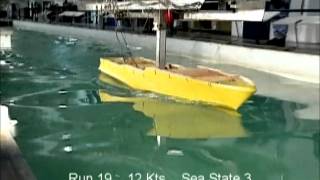 OS 135 Expedition Motor Yacht model test [upl. by Eeb]