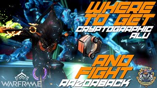 Warframe Guide  Cryptographic Alu  How to beat Razorback Armada [upl. by Wimsatt]