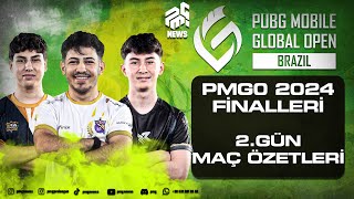 2024 PMGO Brezilya Finalleri  2 Gün Maç Özetleri  PUBG MOBILE Global Open Brazil  Highlights [upl. by Joni]