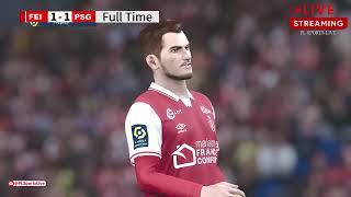 Reims vs PSG  Ligue 1 2024  eFOOTBALL PES21 Gameplay PLSL 576 [upl. by Warrenne]