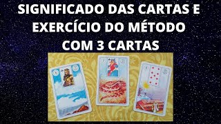 SIGNIFICADO DAS CARTAS DO BARALHO CIGANO  NUVENS COBRA e CAIXÃO MOSTRA DO MÉTODO 3 CARTAS [upl. by Roselia]