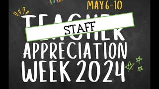 Staff Appreciation 2024 [upl. by Gorton]