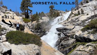 Horsetail Falls A unique waterfall near TAHOE A Trail Guide [upl. by Viradis]