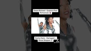 Dawn Richard performs Danity Kane hits during rehearsal [upl. by Tail]