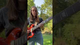 CountryBlues licks on the Gibson SG through a Honeytone Mini Amp shorts guitar ar [upl. by Aivalf]