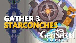 Gather 3 Starconches Genshin Impact [upl. by Melentha]