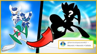 Fan Requests 305  Meowstic male and female  Gallade  pokemon infinite fusion challenge [upl. by Okin]