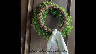 How to Tie a Wreath Sash [upl. by Tepper]