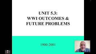 NY Global Regents 53  Outcomes WWI and Problems [upl. by Nivloc221]