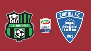 Sassuolo vs Empoli Full Match  Serie A 201819  Gameplay [upl. by Laux]